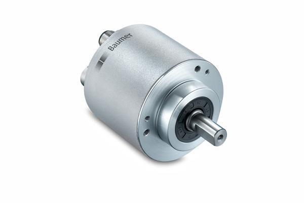Baumer MAGRES EAM580 （58 mm – 带轴向连接的紧凑型集成实时以太网）绝对式工业编码器