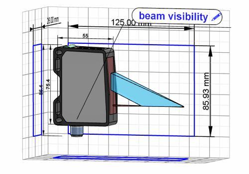 OM70-P0070.HH0048.VI 测距传感器3D模型图
