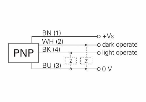 FHDK 14P5104/S35A 传感器的接线图