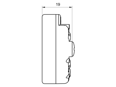 FlexTop 2222-0002.0 温度变送器的侧视图